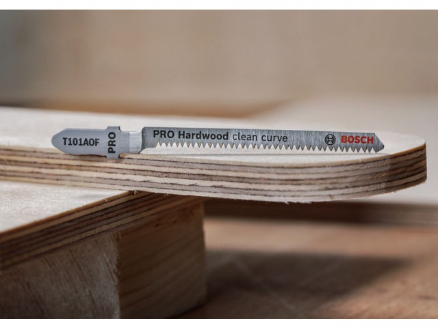 Krivuljni list Bosch za vbodno žago PRO Hardwood clean curve T101AOF 83 mm, 2608636225